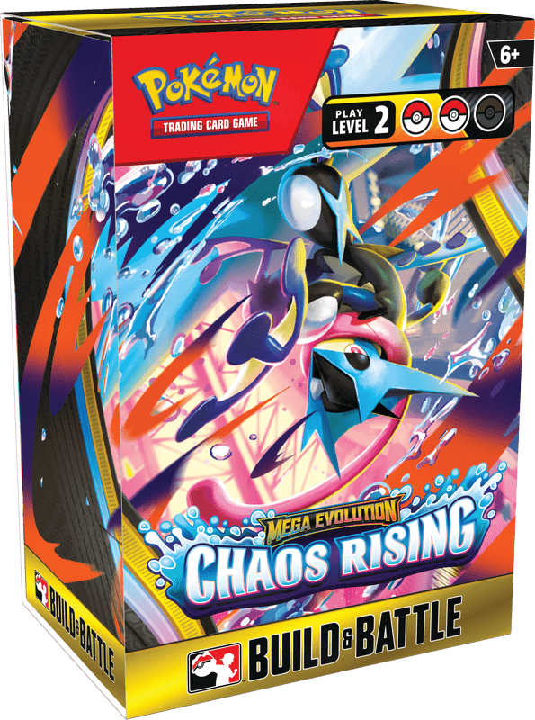 10x Pokémon TCG: Chaos Rising – Build and Battle Box – Inglés (Display sellado) [OFERTA DE REMATE]
