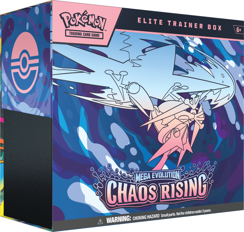 10x Pokemon TCG: Chaos Rising – Elite Trainer Box – Español (Case Sellado)
