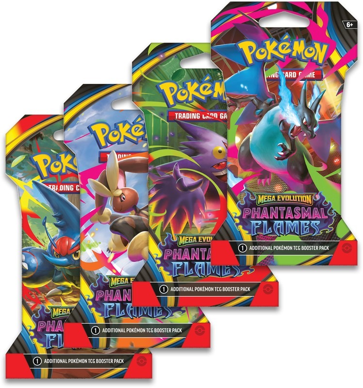 10x Pokémon TCG: Phantasmal Flames Sleeved Booster – Inglés [OFERTA DE REMATE]