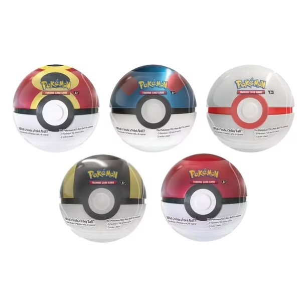 1x Pokemon TCG Pokeball Tin Q4 2025 – Inglés (Al azar) [OFERTA DE REMATE]
