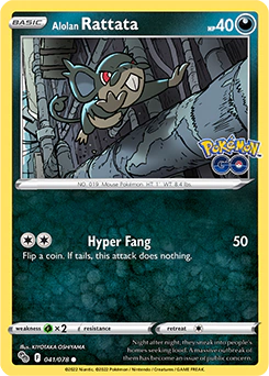 Alolan Rattata (INGLES) [041/078]