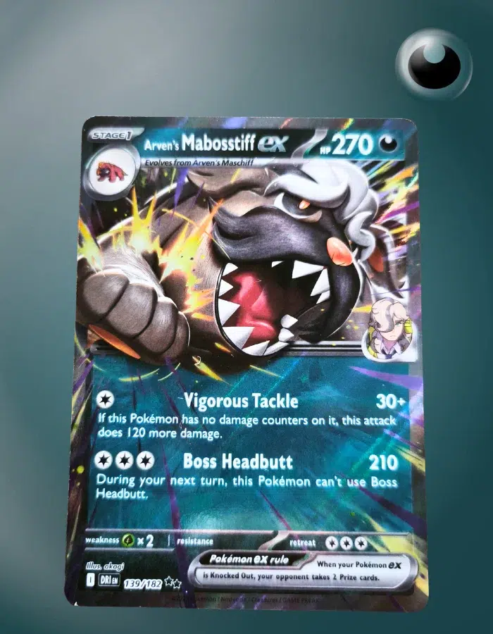 Arven’s Mabosstiff ex 139/182 Destiend Rivals