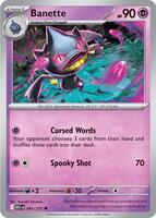 Banette – Uncommon Reverse Holo Pokeball – 091/217 – Inglés