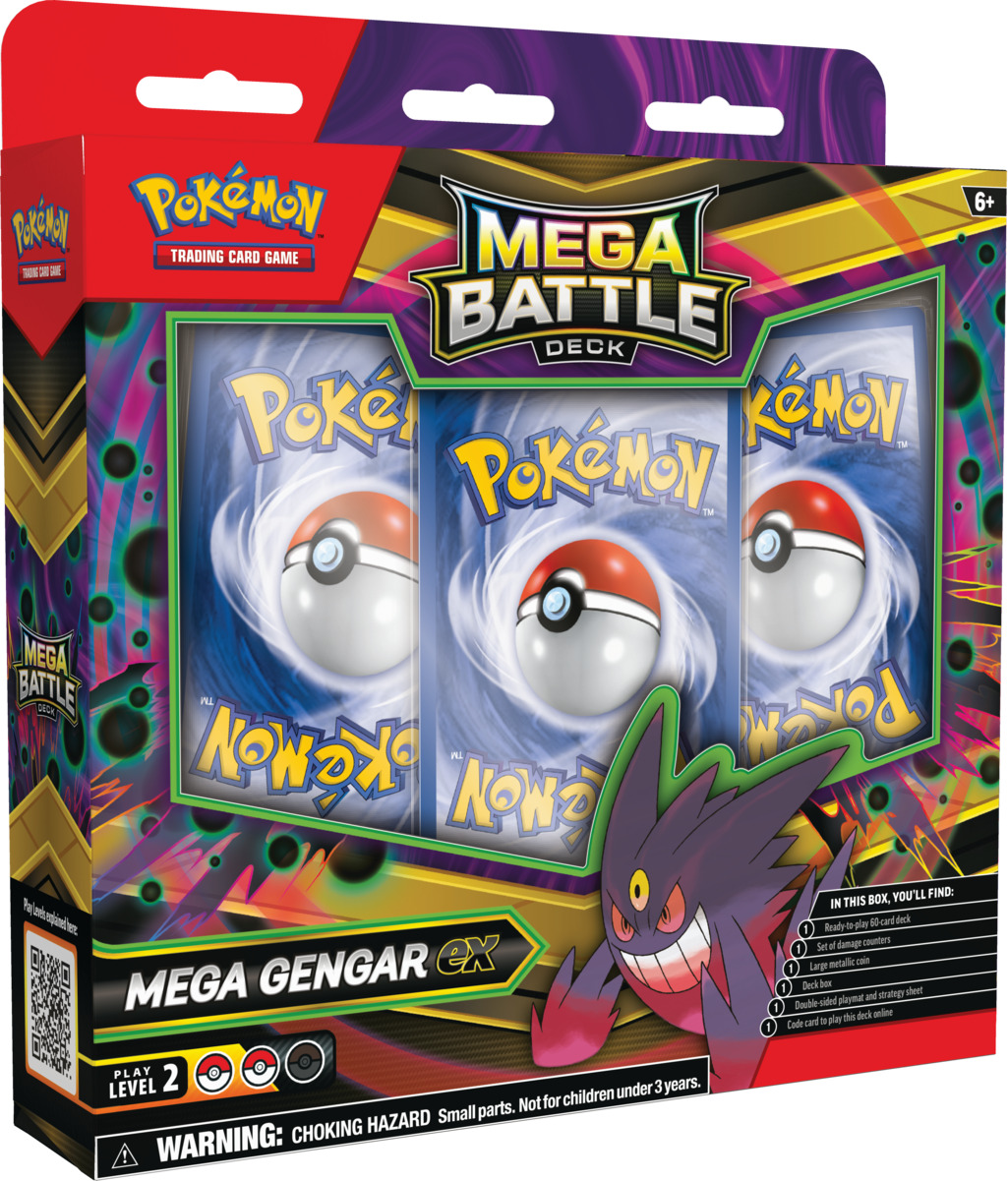BATTLE DECKS MEGA GENGAR EN ESPAÑOL