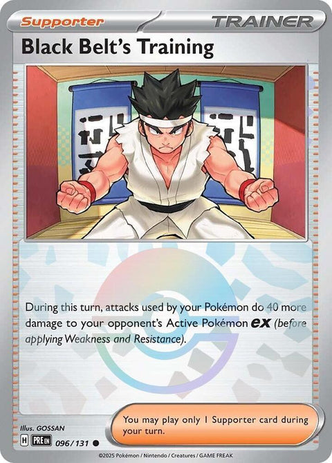 Black Belt's Training - 096/131 (Poke Ball Pattern) - 096/131 - Common (Inglés Foil NM)