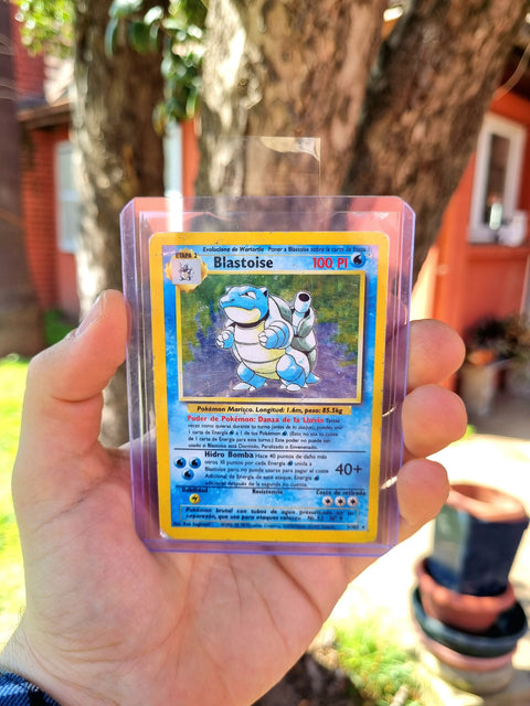 Blastoise - 2/102 Base Set Holo Rare - Español