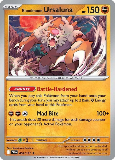 Bloodmoon Ursaluna - 054/131 - Rare (Inglés Foil NM)