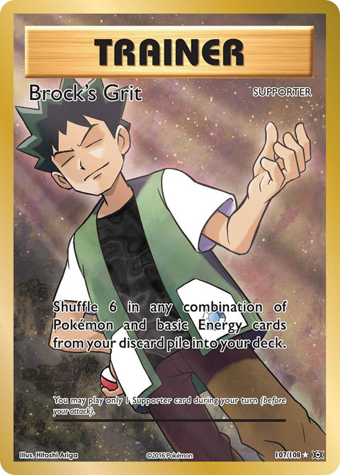 Brock's Grit - 107/108 - Rare Ultra