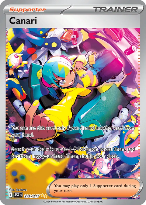 Canari - 291/217 - Special Illustration Rare (Inglés Foil NM)