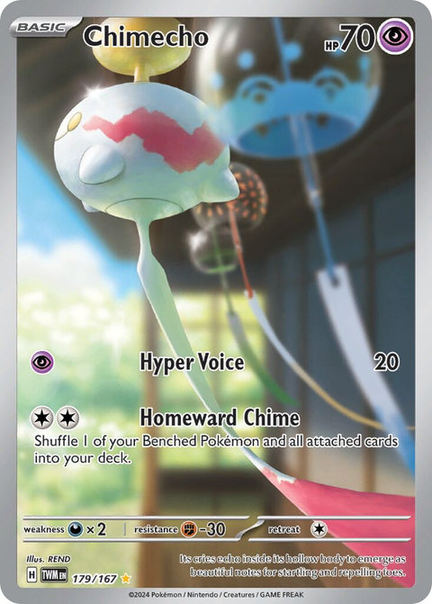 Chimecho - 179/167 - Illustration Rare (Inglés Foil NM)