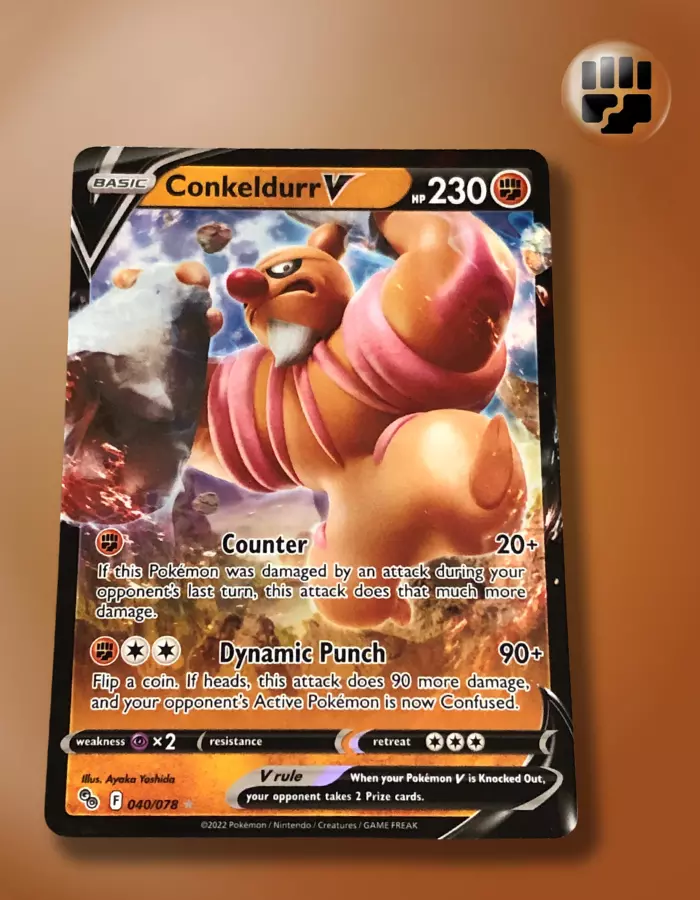 Conkeldurr V Pokemon Go #040