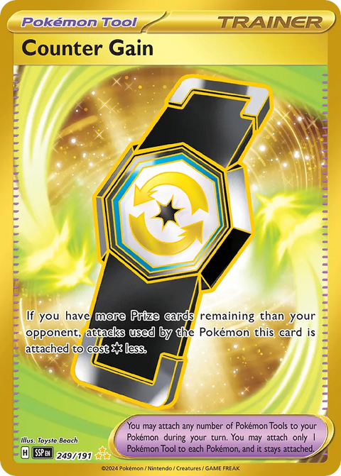 Counter Gain - 249/191 - Hyper Rare (Inglés Foil NM)