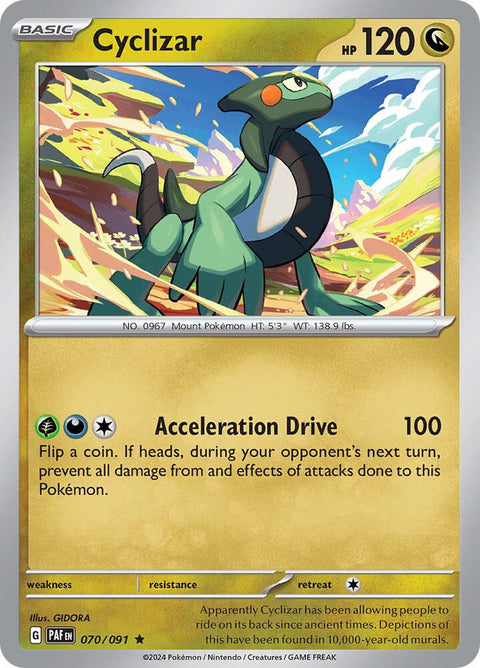 Cyclizar - 070/091 - Rare (Inglés Foil NM)