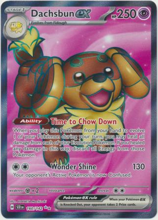 Dachsbun ex – 160/142 – Full Art Secret Rare – Español