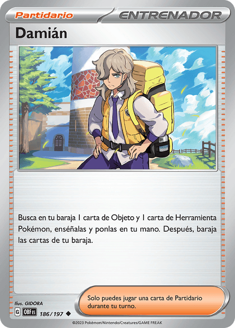 Damian 166/198 - Singles Pokemon TCG