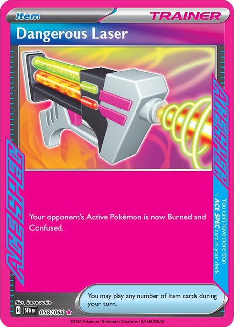 Dangerous Laser - 058/064 - ACE SPEC Rare (Inglés Foil NM)