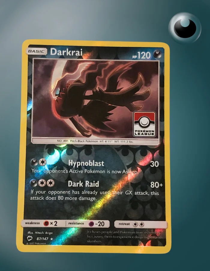 Darkrai 87/147 Prize Pack League Promo Holo