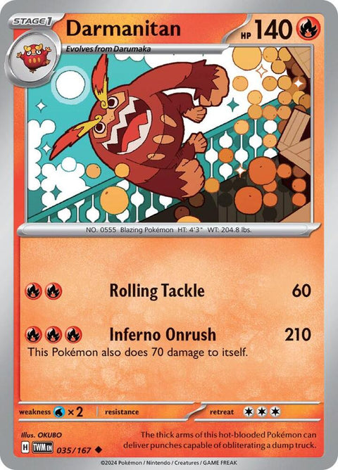 Darmanitan - 035/167 - Uncommon (Inglés NM)
