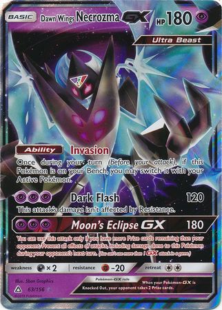 Dawn Wings Necrozma GX – 63/156 – Ultra Rare