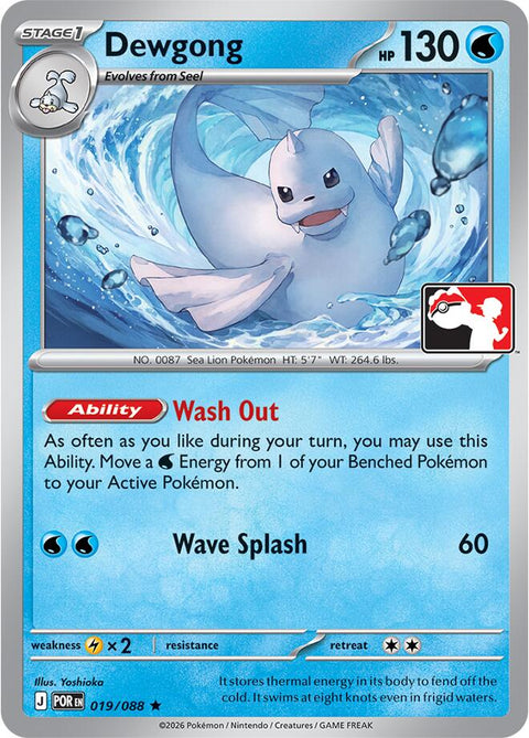 Dewgong (HOLO) [019/088]