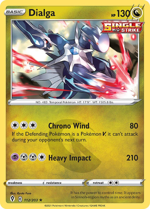Dialga - 112/203 - Rare Holo