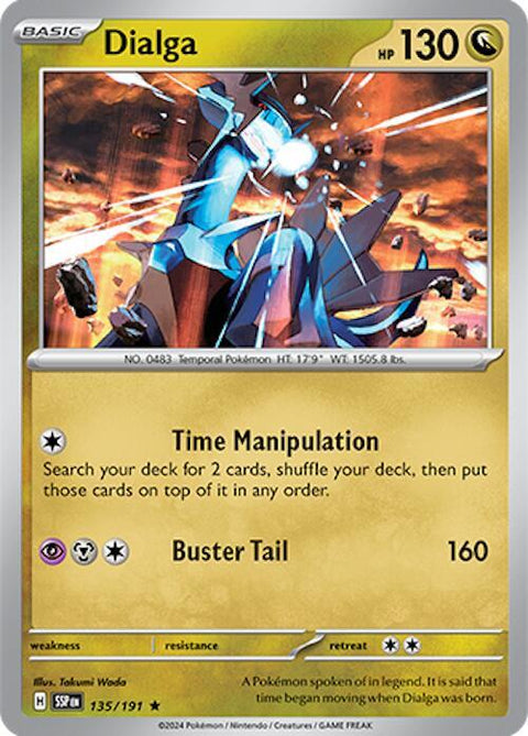 Dialga - 135/191 - Rare (Inglés Foil NM)