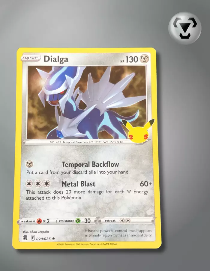 Dialga - 16/106 (Cosmos Holo) - 016/106 - Holo Rare - MP - Holofoil - Deck Exclusives