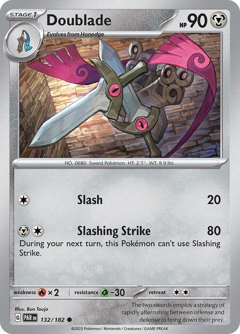 Doublade - 132/182 - Common (Inglés Reverse Holo NM)