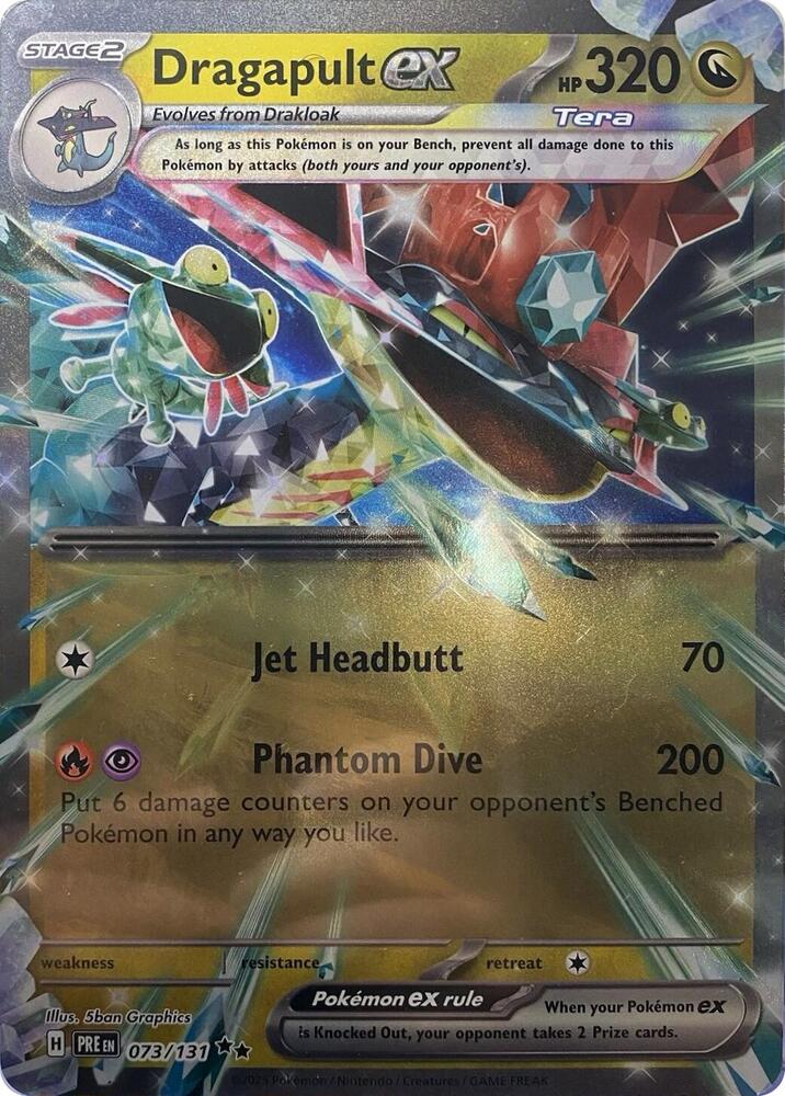 Dragapult ex – Jumbo Cards –  073/131 – Inglés