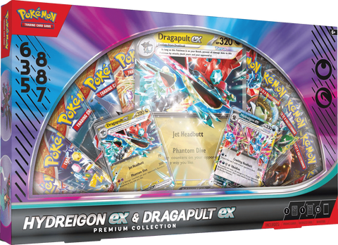 Pokémon: Dragapult ex & Hydreigon ex Premium Collection Inglés