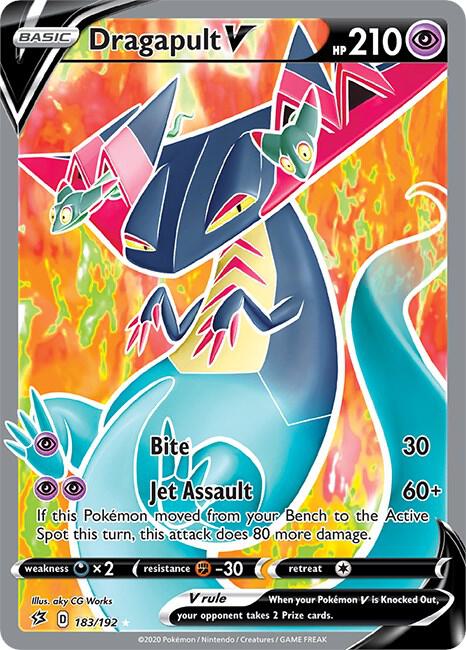 Dragapult V - 183/192 - Rare Ultra (Español Foil NM)