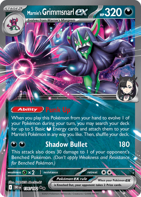 DRI - 136 - Marnie's Grimmsnarl ex - DStage 2