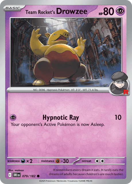 DRI - 79 - Team Rocket's Drowzee - PBasic
