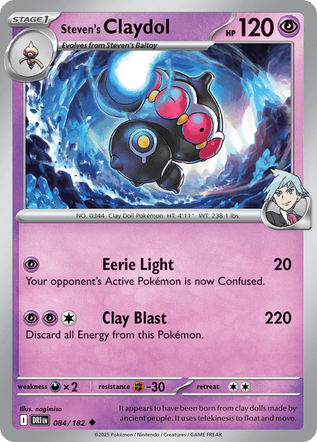 DRI - 84 - Steven's Claydol - PStage 1