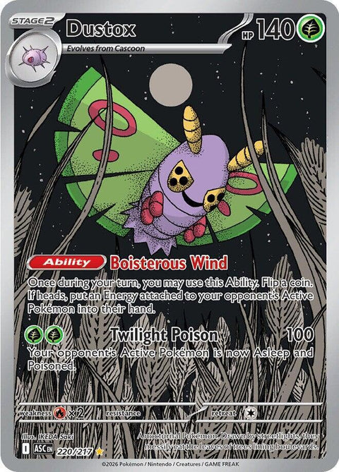 Dustox – 220/217 – Illustration Rare - Español Latino