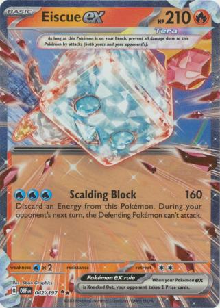 Eiscue ex – 042/197 – Ultra Rare – Ingles