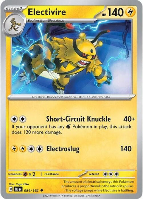 Electivire - 054/162 - Uncommon (Inglés NM)