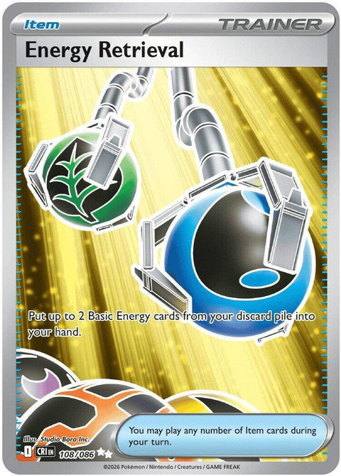 Energy Retrieval - 108/086 - Ultra Rare (Inglés Foil NM)