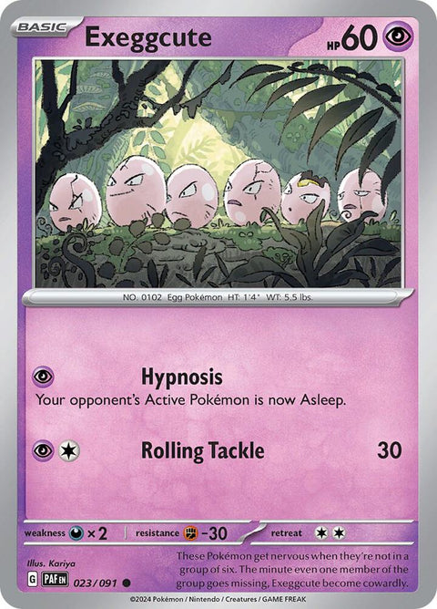 Exeggcute - 023/091 - Common (Español NM)
