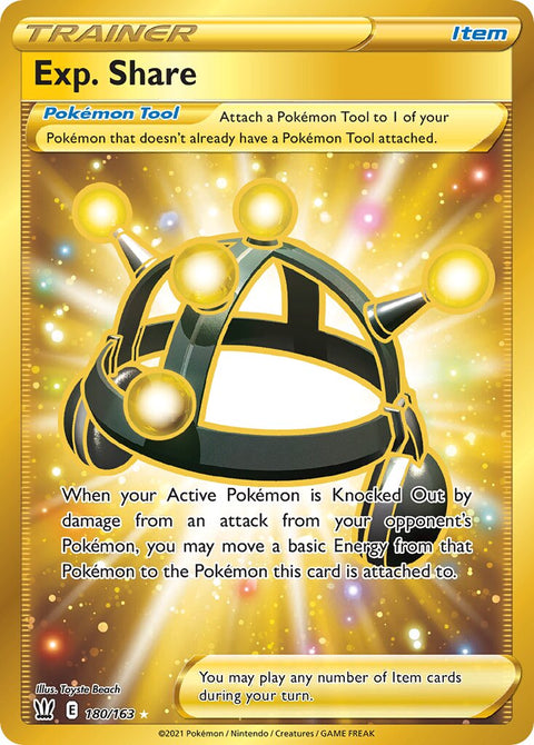 Exp. Share - 180/163 - Rare Secret (Inglés Foil NM)