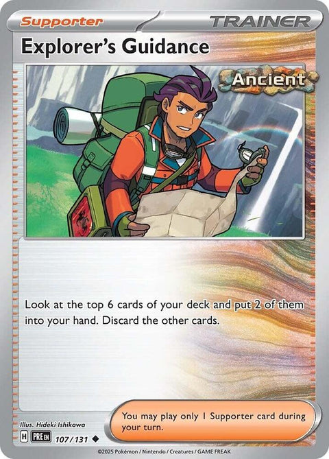 Explorer's Guidance - 107/131 - Uncommon (Inglés Reverse Holo NM)