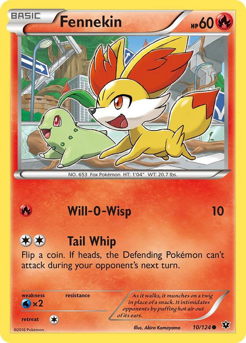 Fennekin - 10/124 - Common (Inglés LP)