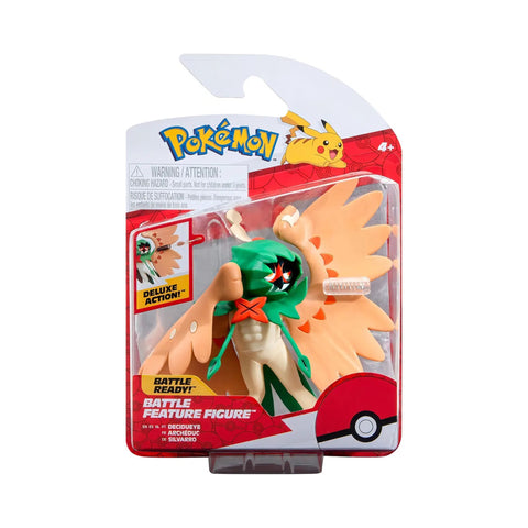 Figura Decidueye Pokémon Jazwares 11 cm con funciones de batalla