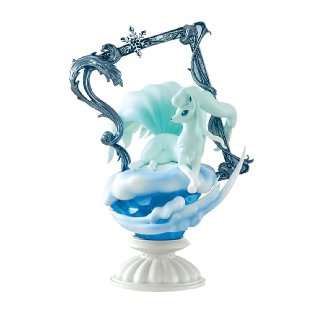 Figura Pokémon Re-Ment Ninetales Alola Decorative Frame