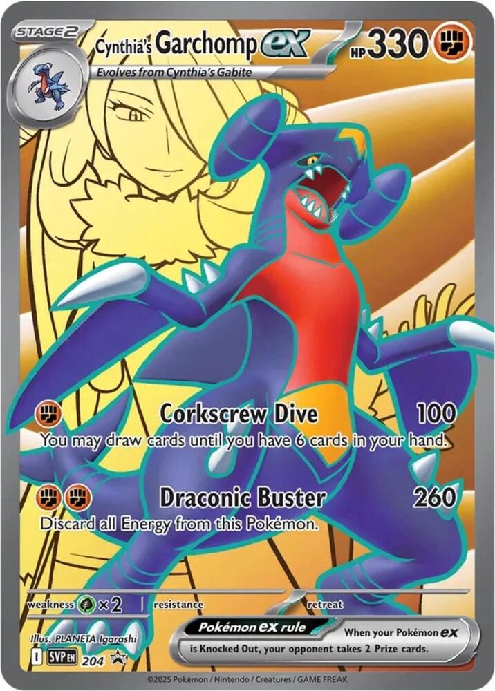 Garchomp Ex de Cynthia (204)