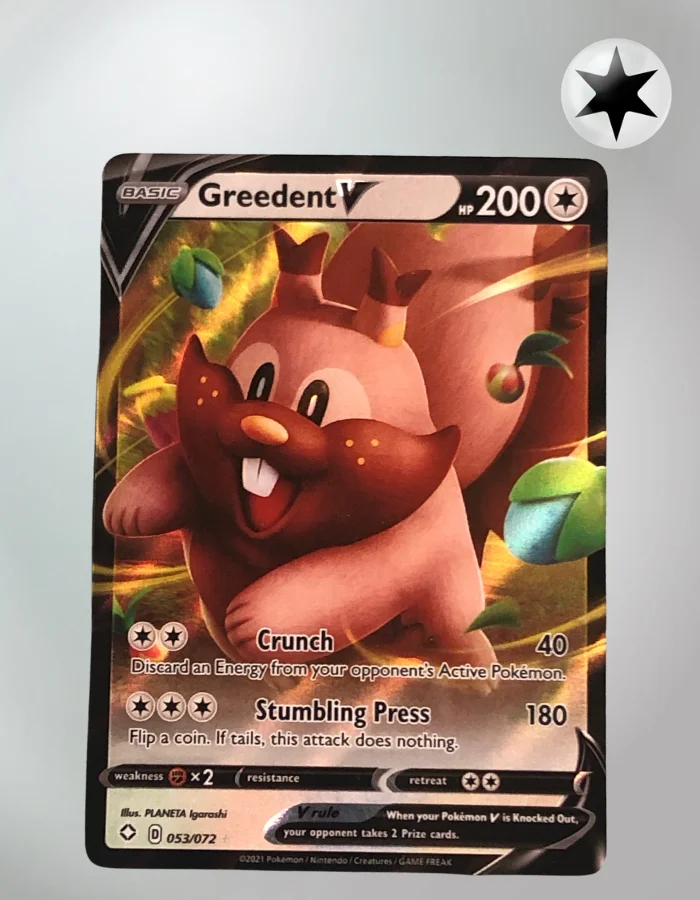 Greedent V 053/072 Shining Fates