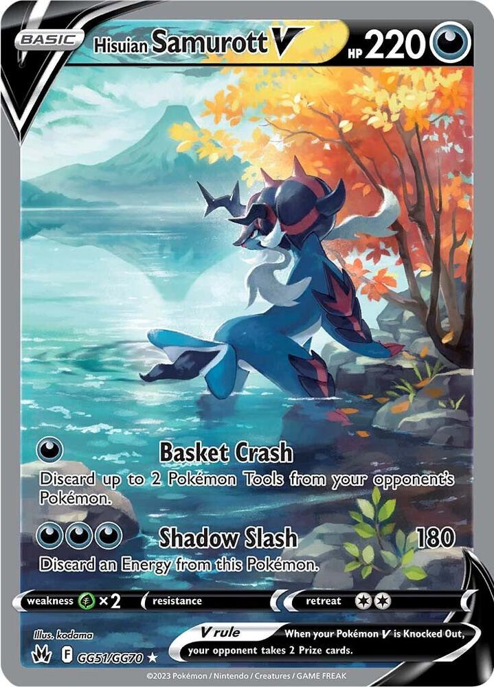 Hisuian Samurott V – GG51/GG70