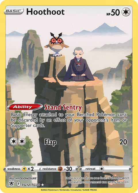 Hoothoot - TG12/TG30 - Rare Holo (Inglés Foil NM)