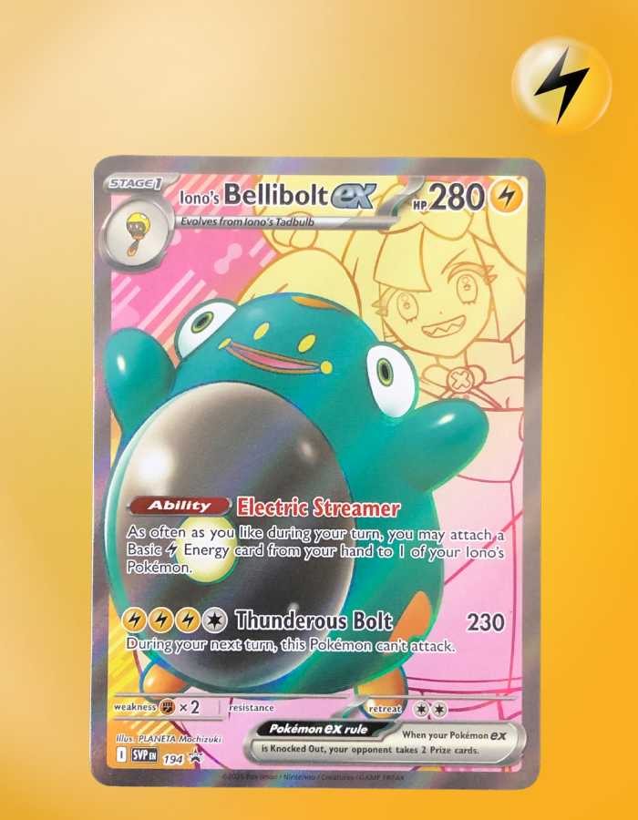 Iono’s Bellibolt ex Black Star Promos 194