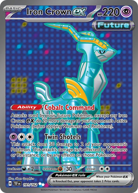 Iron Crown ex - 191/162 - Ultra Rare (Español Foil NM)